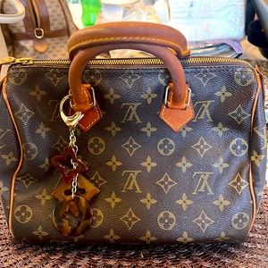 Authentic 25 Lv speedy monogram
